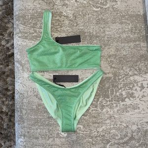 Triangl Melrose Lime Sparkle Bikini.